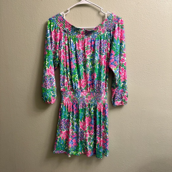 Lilly Pulitzer Cyla Off the Shoulder Romper Skort Dress Size Small NWT! - Picture 4 of 9